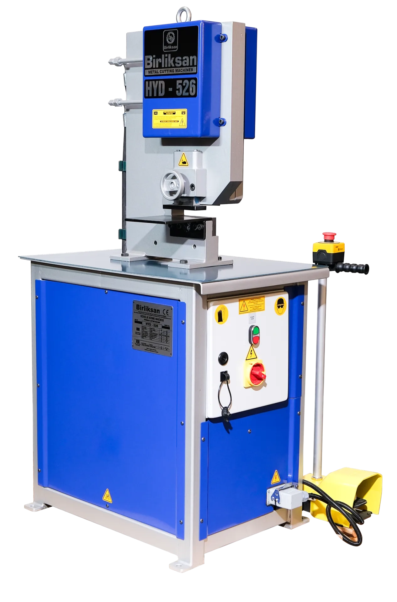 HYD-526 Hidrolik İnşaat Demiri ve Lama Kesim Makinesi
